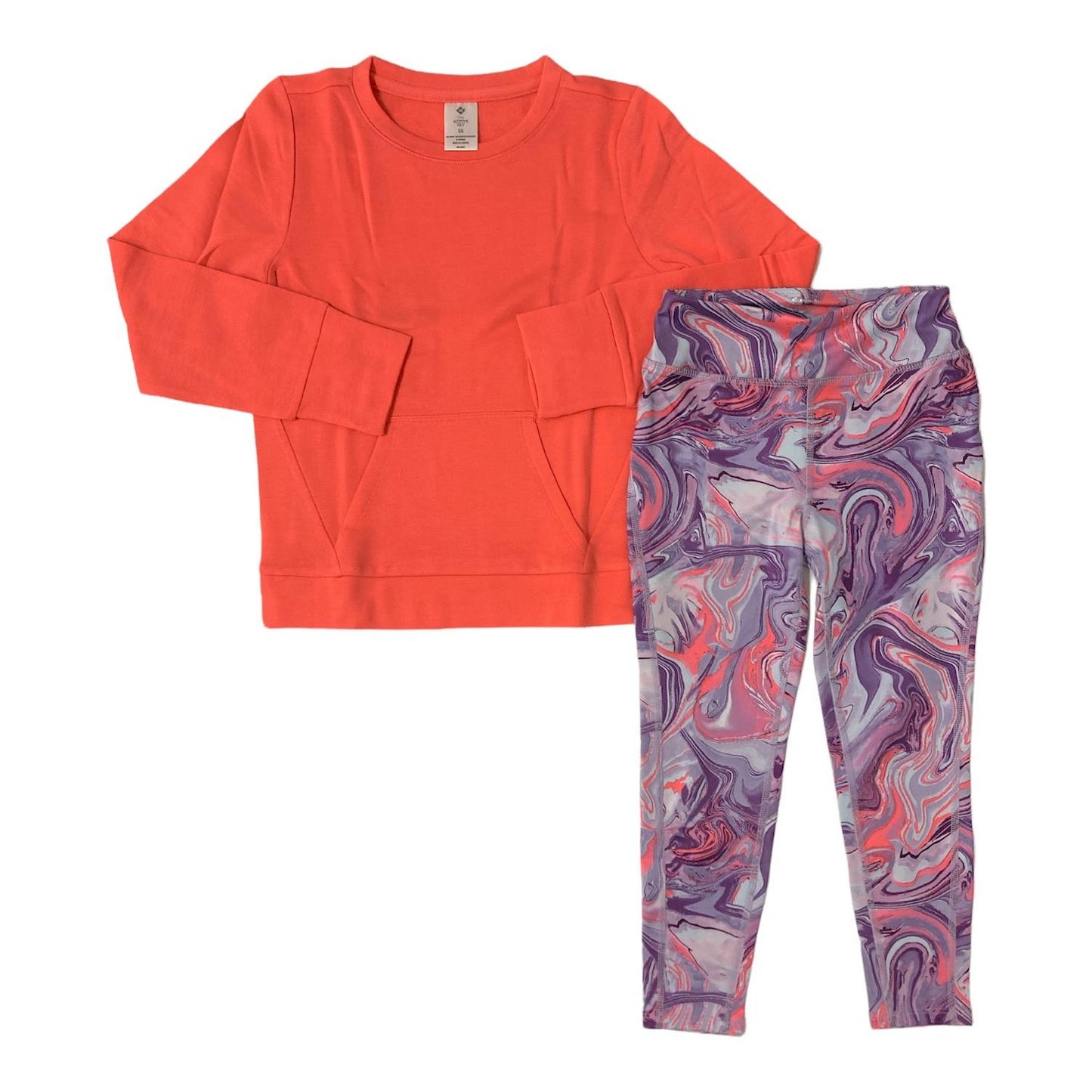 Member's Mark Girls Relaxed Fit 2 Piece Top and Legging Active Set