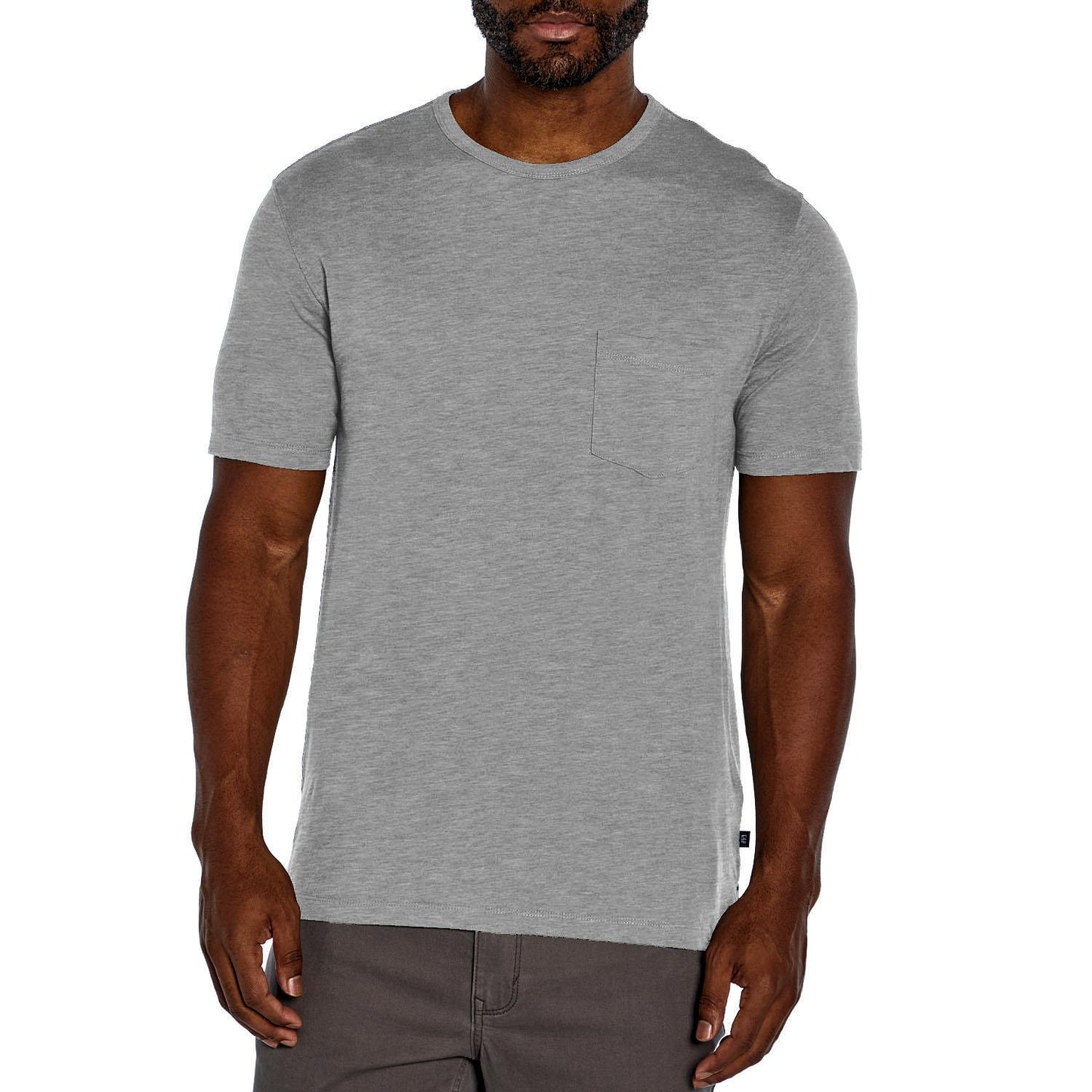 GAP Men's Crew Neck Short Sleeve Pocketed Slub T-Shirt