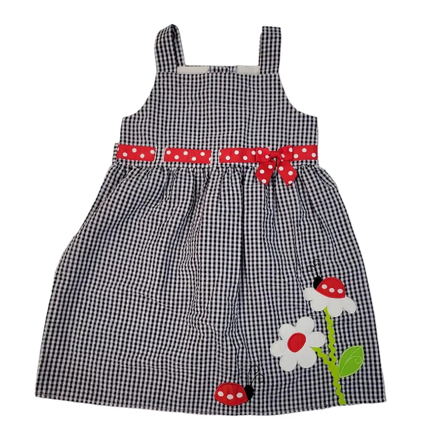 Emily Rose Girl's Cute Soft & Colorful Seersucker Sleeveless Sun Dress