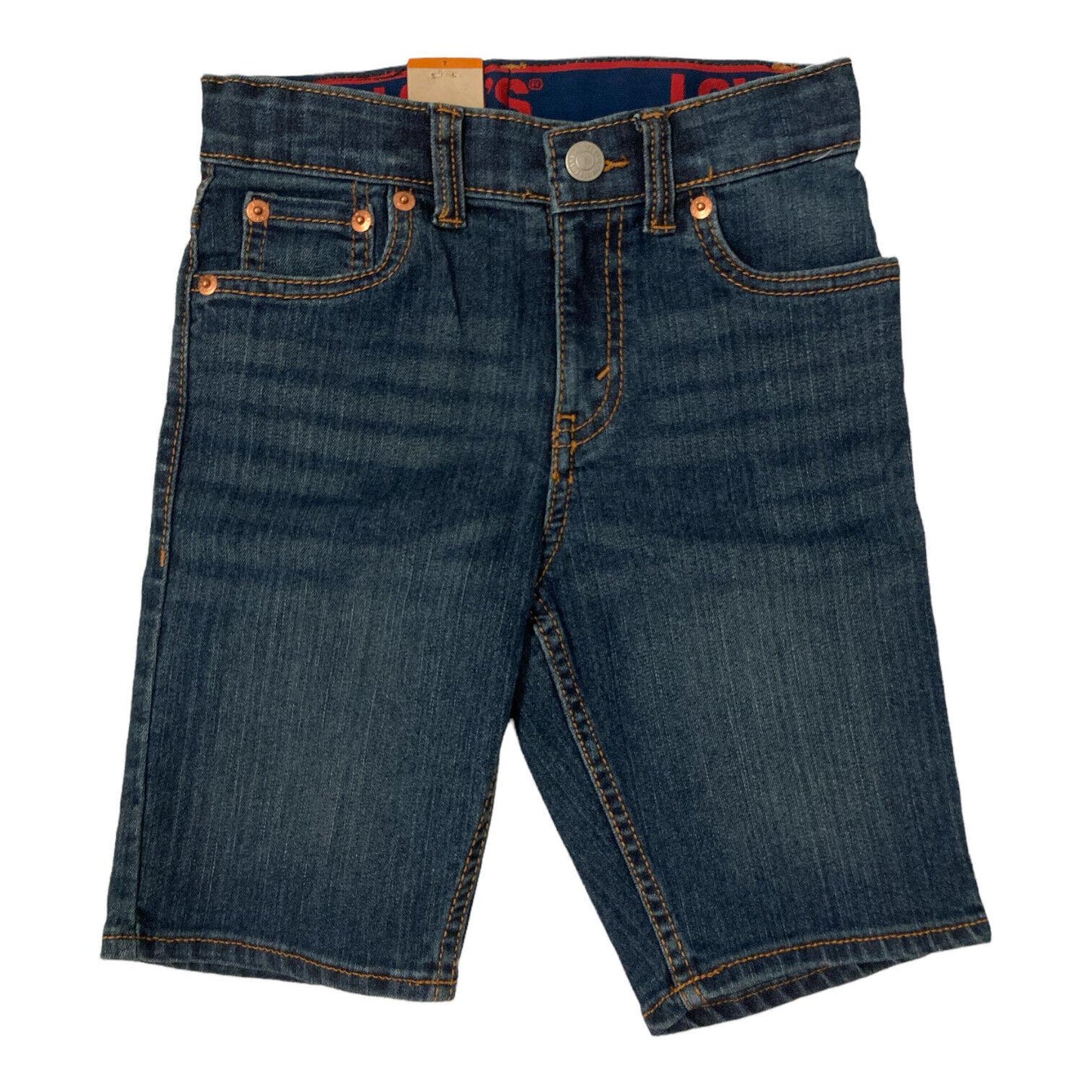 Levi Boy's 511 Adjustable Waistband Stretch Denim Shorts