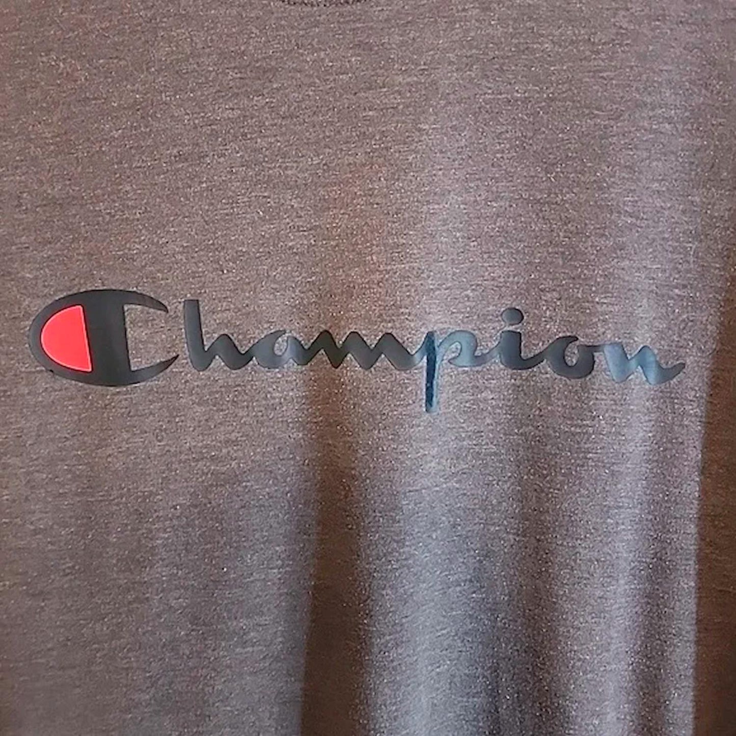 Champion Logo Men's Short Sleeve Graphic Print Crew Neck T-Shirt