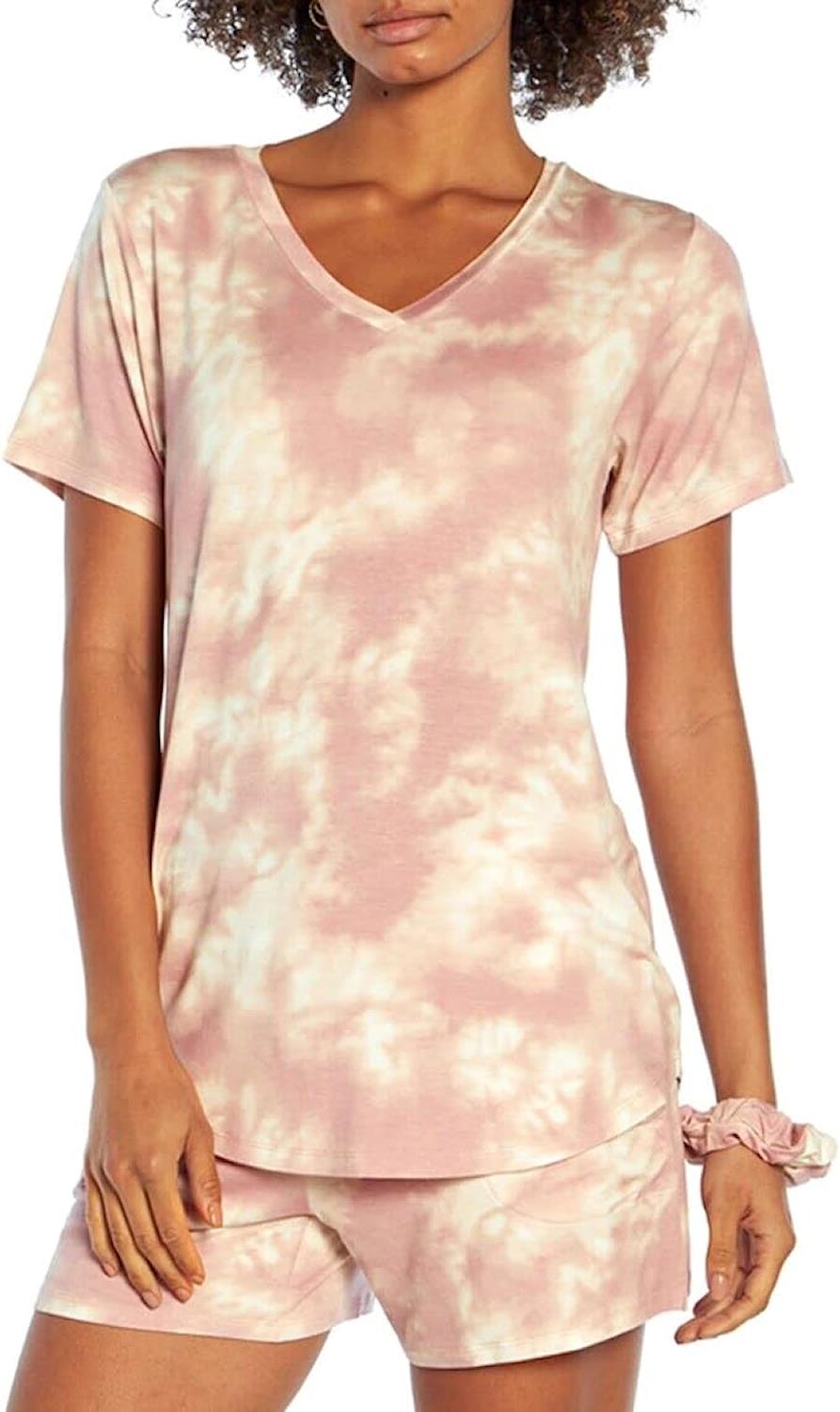 Wildfox Women's Lightweight Jersey Knit 3-Piece Short Set