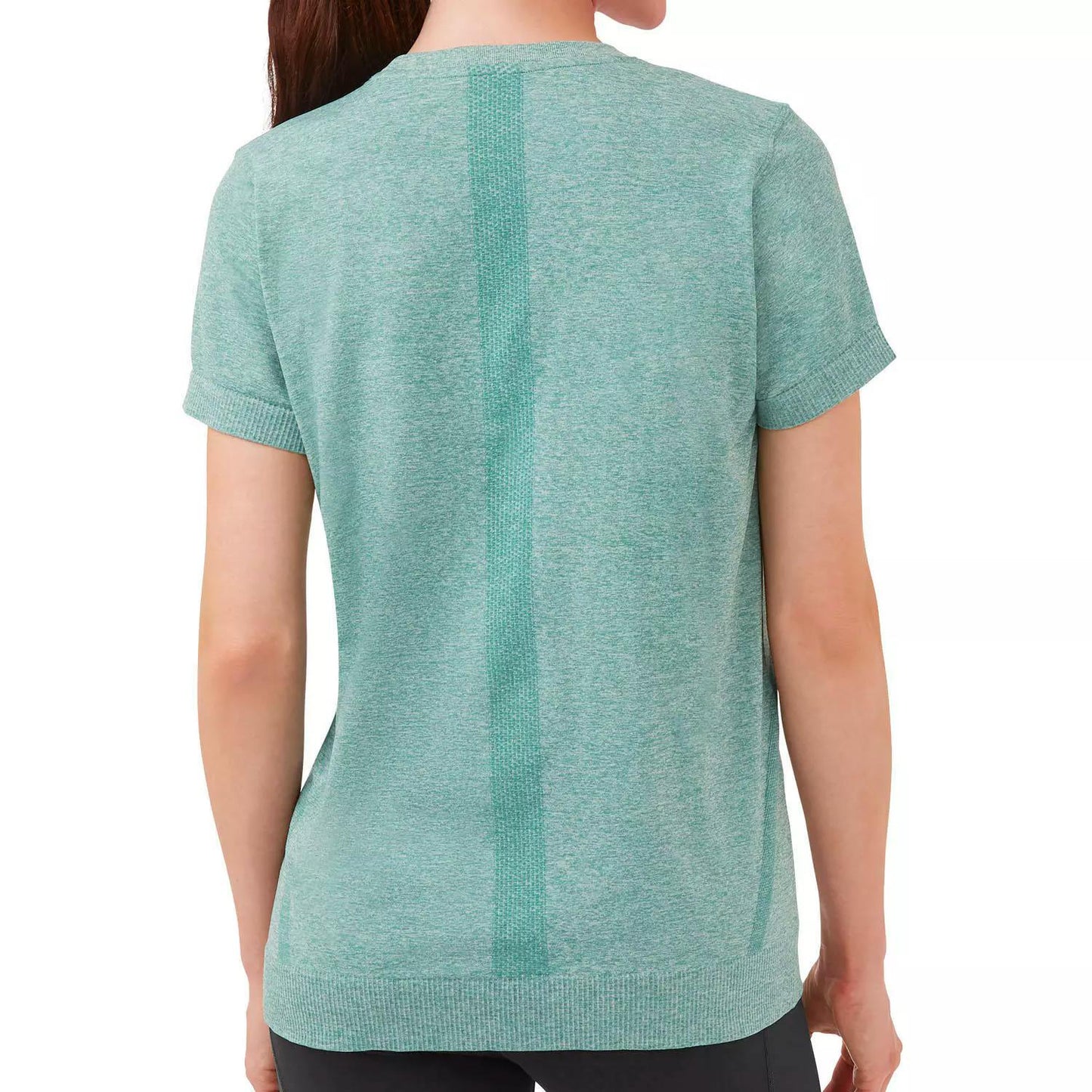 Member's Mark Ladies Work It Out Active Tee Astro Teal M