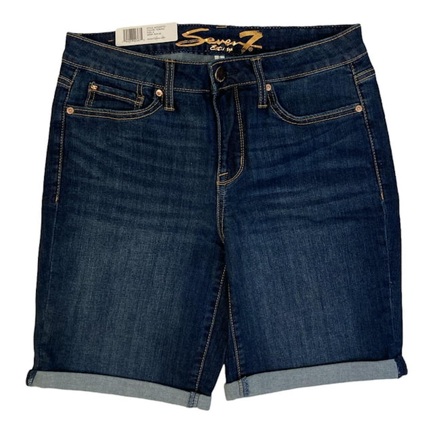 Seven7 Women's Plus Size Soft Stretch Sunset Bermuda Shorts 24W