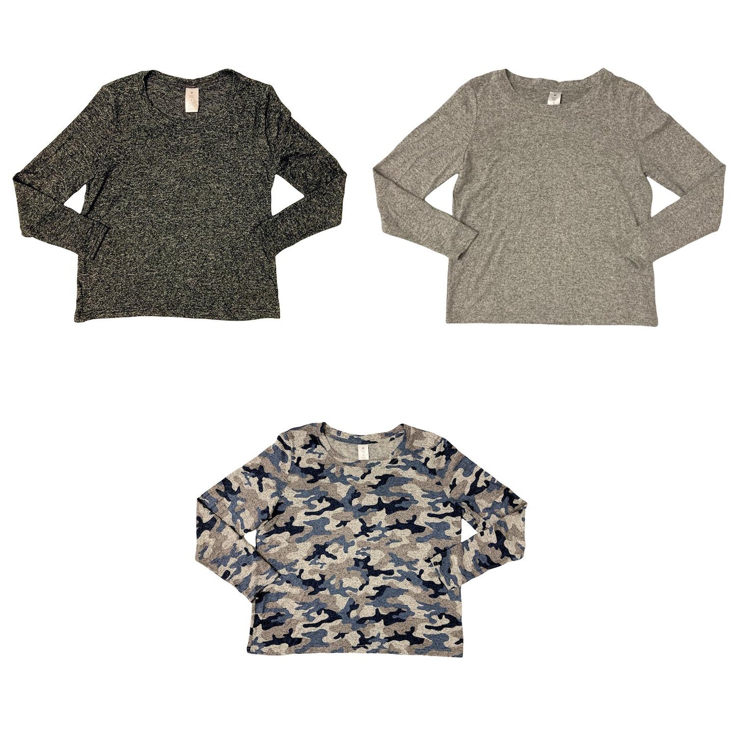 Member's Mark Women's Soft Brushed Relaxed Fit Long Sleeve Cozy Top