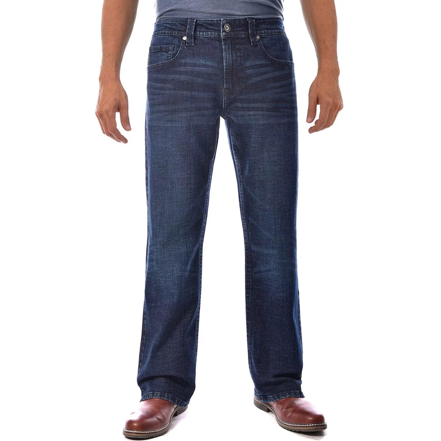 TK Axel Men's Slim Boot Stretch Jeans Dark Wash Bondi Denim Size 34 x 32 NWT $59