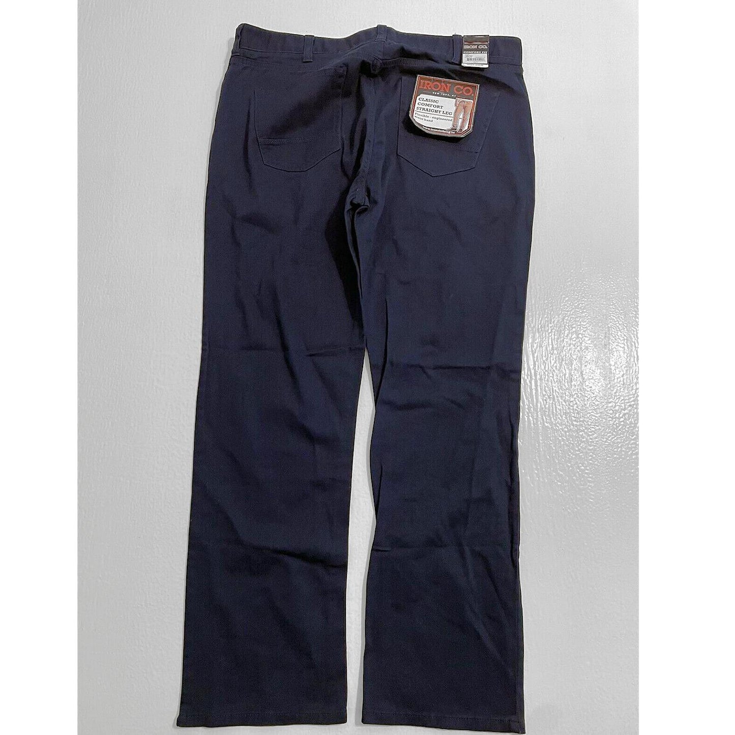 Iron Co Men's Classic Stretch Comfort 5-Pocket Patriot Pants