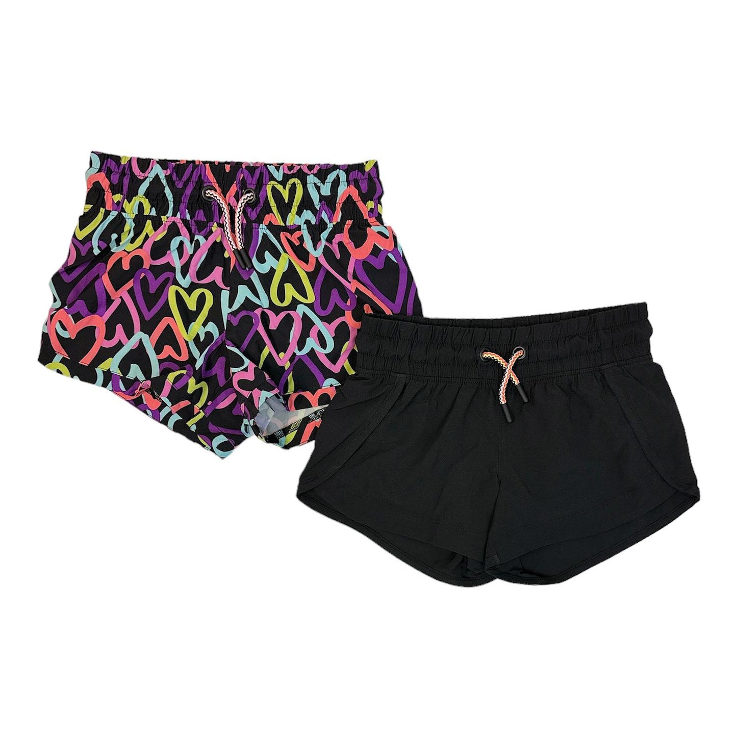 Member's Mark 2 Pack Girls Moisture Wicking Active Shorts