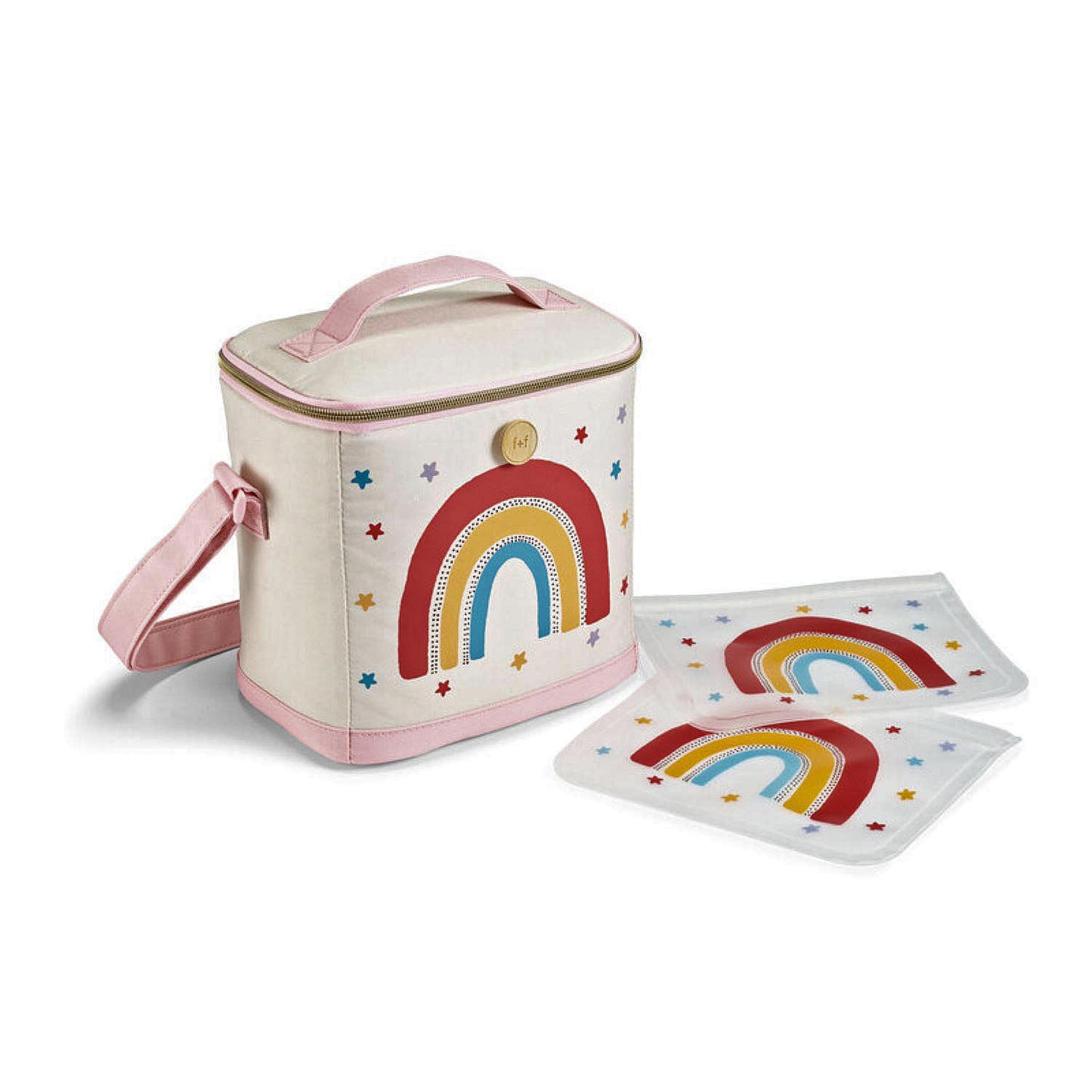 Fit + Fresh Repreve Eco Friendly Kid's Lunch Tote with 2 Storage Bags
