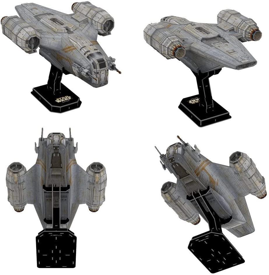 4D Cityscape Star Wars 3D Paper Model Kits (Mandalorian Razor Crest)