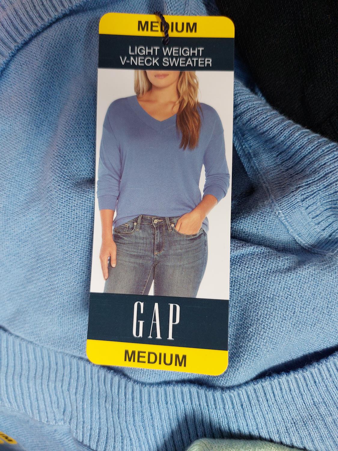 GAP Lightweight Women's V-Neck Sweater Choose Color Size