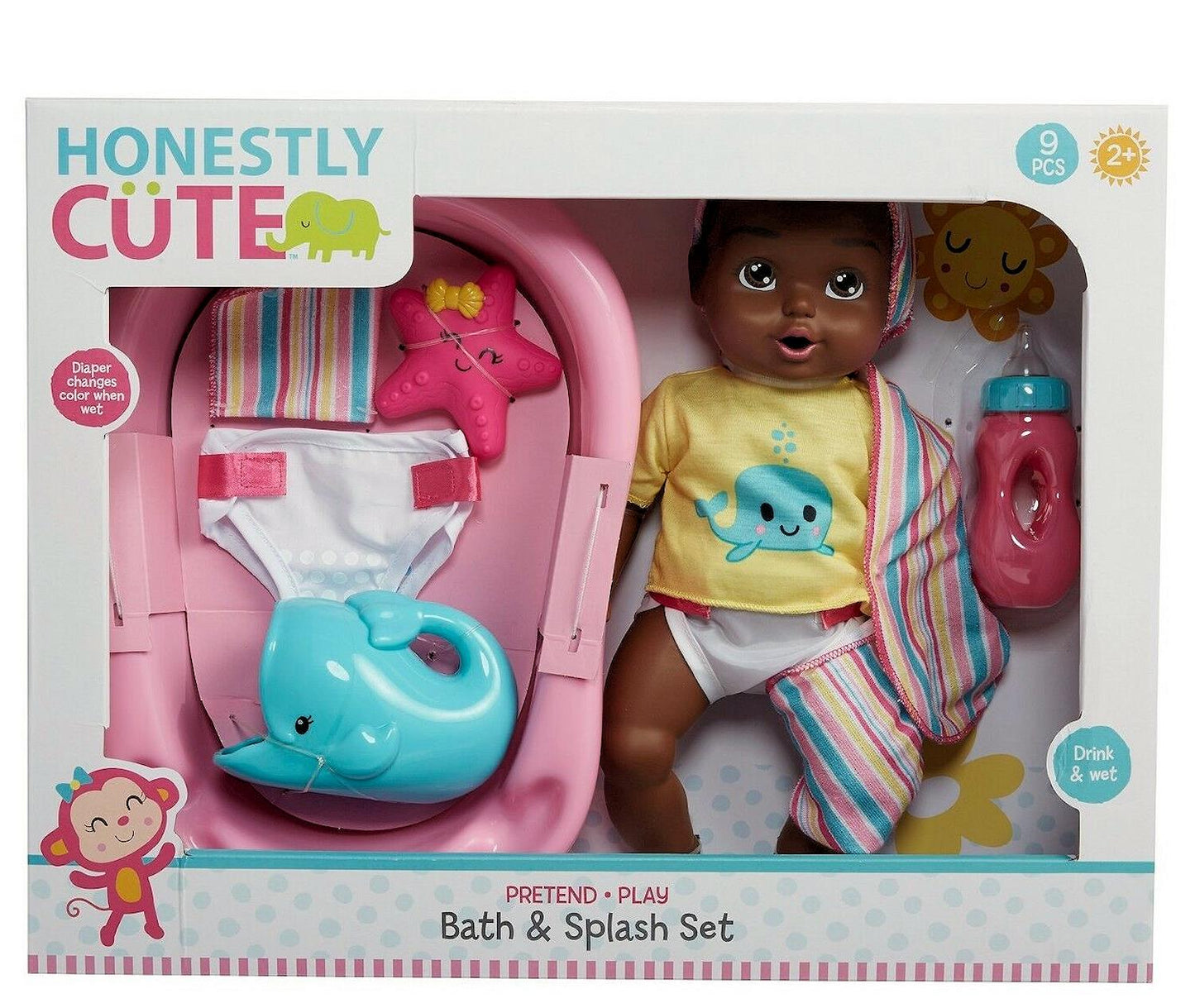 Honestly Cute Bath & Splash Set African American
