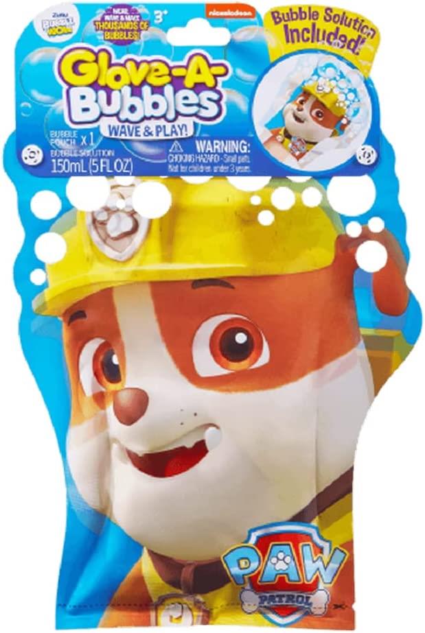 ZURU Bubble Wow Paw Patrol Wow Glove-A-Bubbles Wave & Play- 8 Bubble Gloves