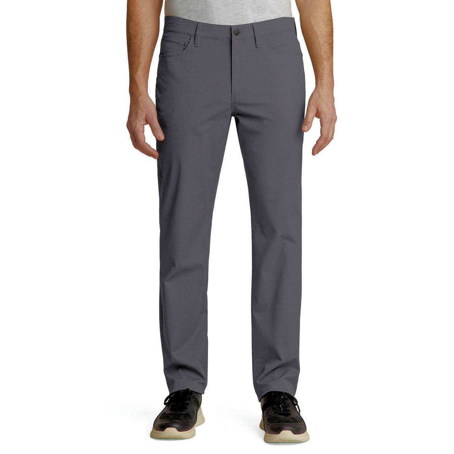 Weatherproof Men's Stretch Twill Straight Leg 5 Pocket Tech Pant