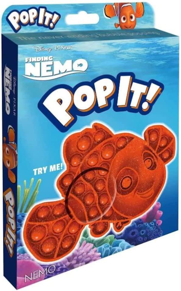 POP IT! Licensed 3-Pk (Pixar) Nemo, Lightning McQueen and Toy Story Alien