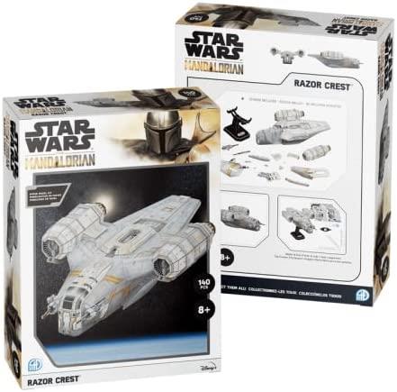 4D Cityscape Star Wars 3D Paper Model Kits (Mandalorian Razor Crest)