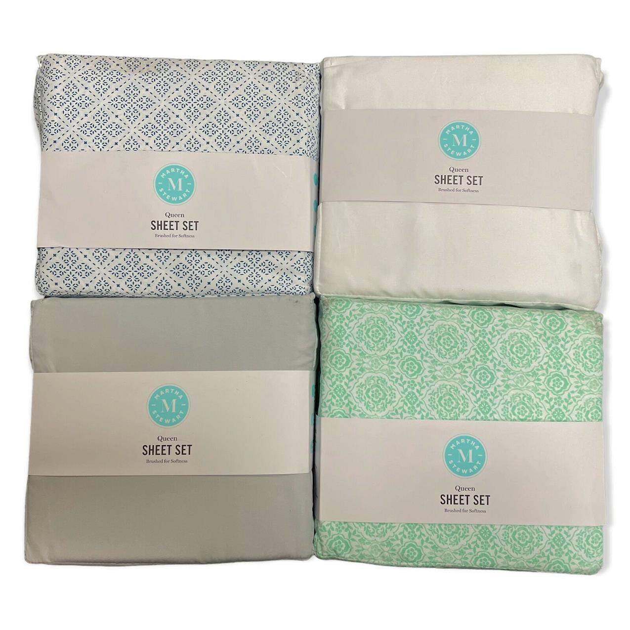 Martha Stewart Microfiber 6 Piece Sheet Set Choose Color Size