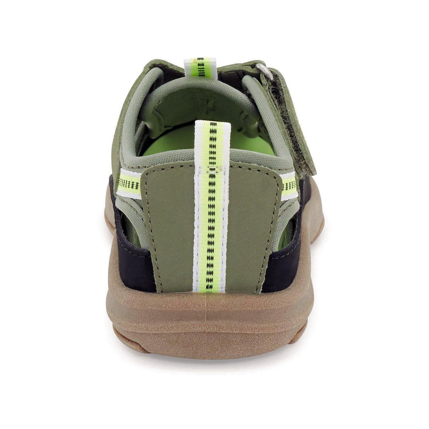 OshKosh Boy's Everyplay Flexible Outsole Bump Toe Sandal Olive Green