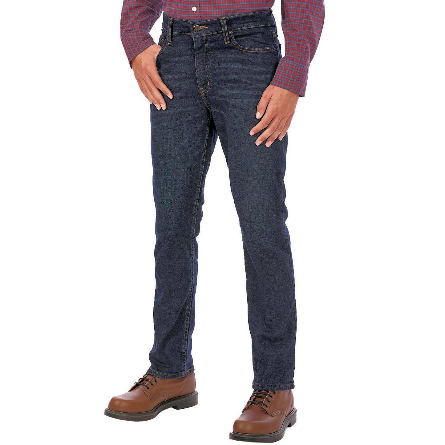 Member's Mark Men's Straight Fit Premium Stretch Denim Jeans, 5 Pocket