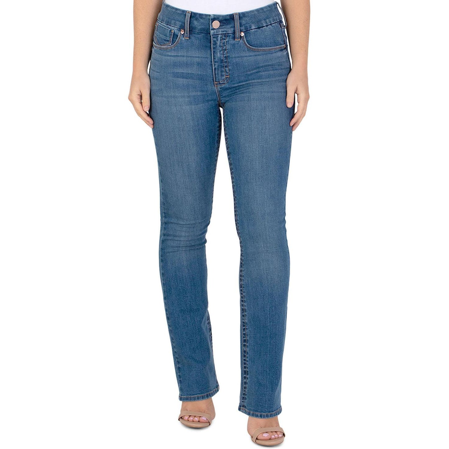 Seven7 High Rise Tummyless Slim Bootcut Jeans