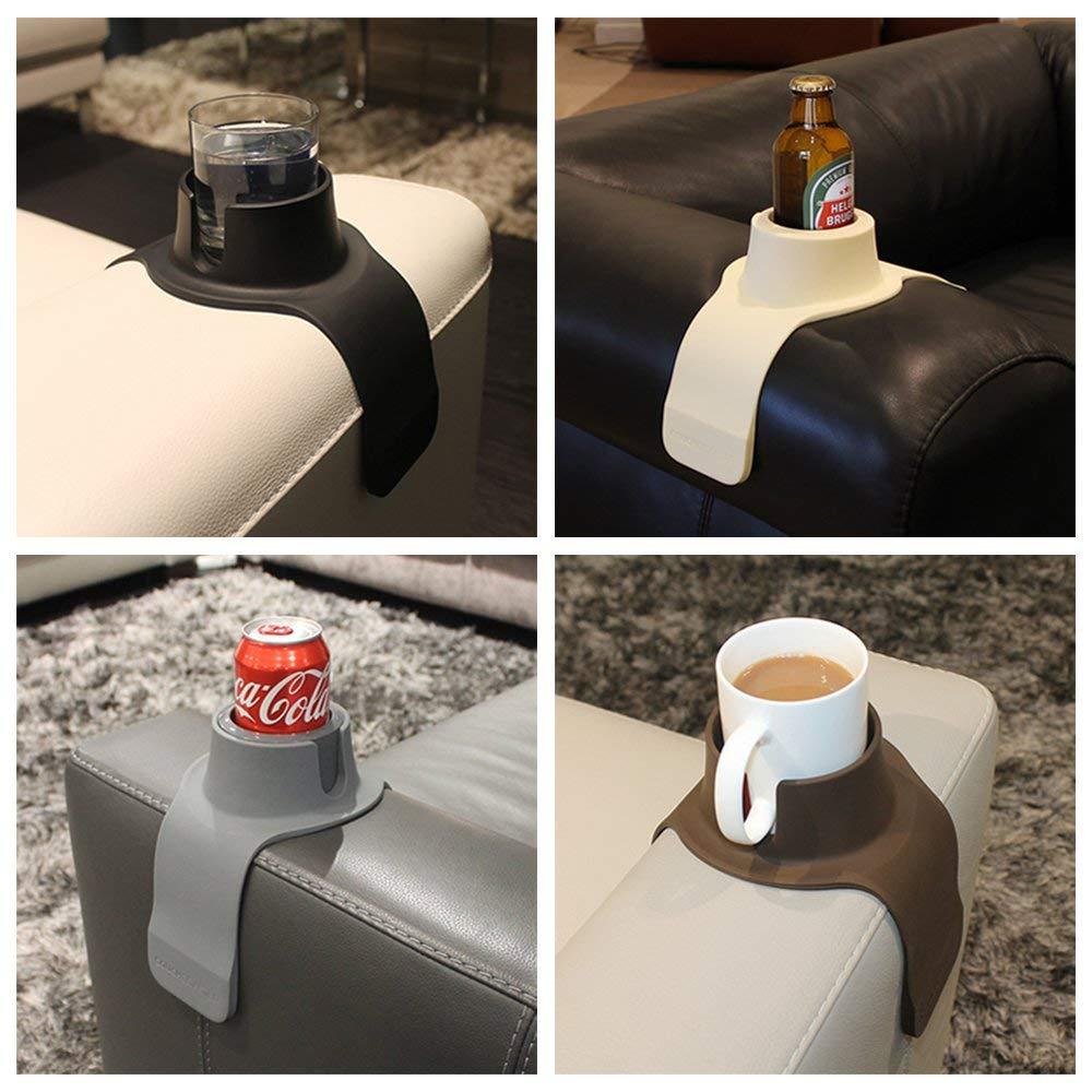 CouchCoaster - The Original and Patented Armrest Couch Cup Holder – A  Weighted, Silicone, Anti Slip Coaster Stops Spills On Your Sofa, Arm Chair  Or