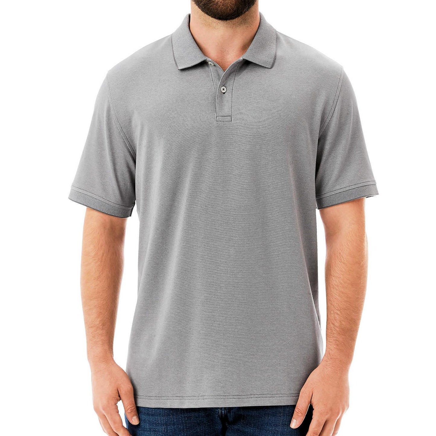 Member's Mark Men's Stretch Cotton Classic Fit Pique Polo Shirt