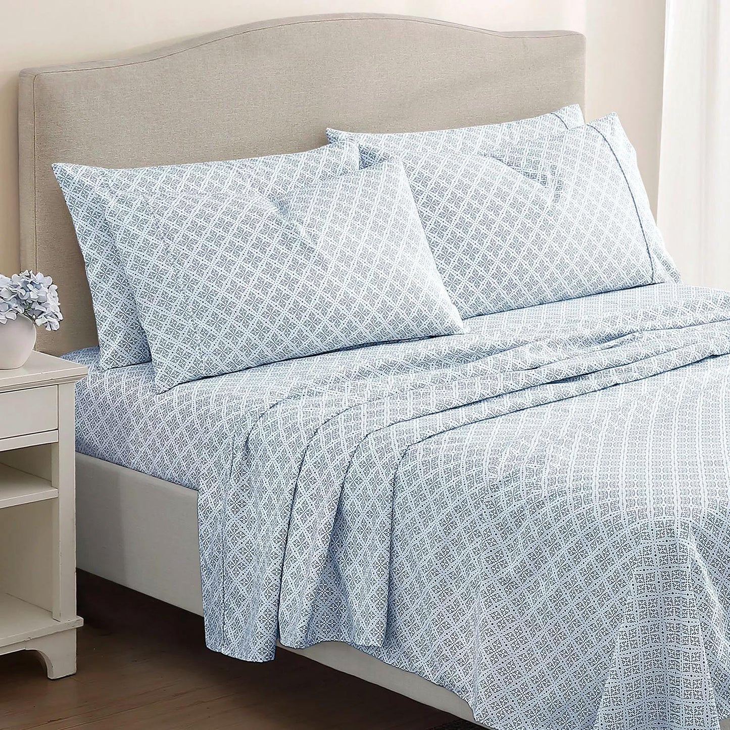 Martha Stewart Microfiber 6 Piece Sheet Set Choose Color Size