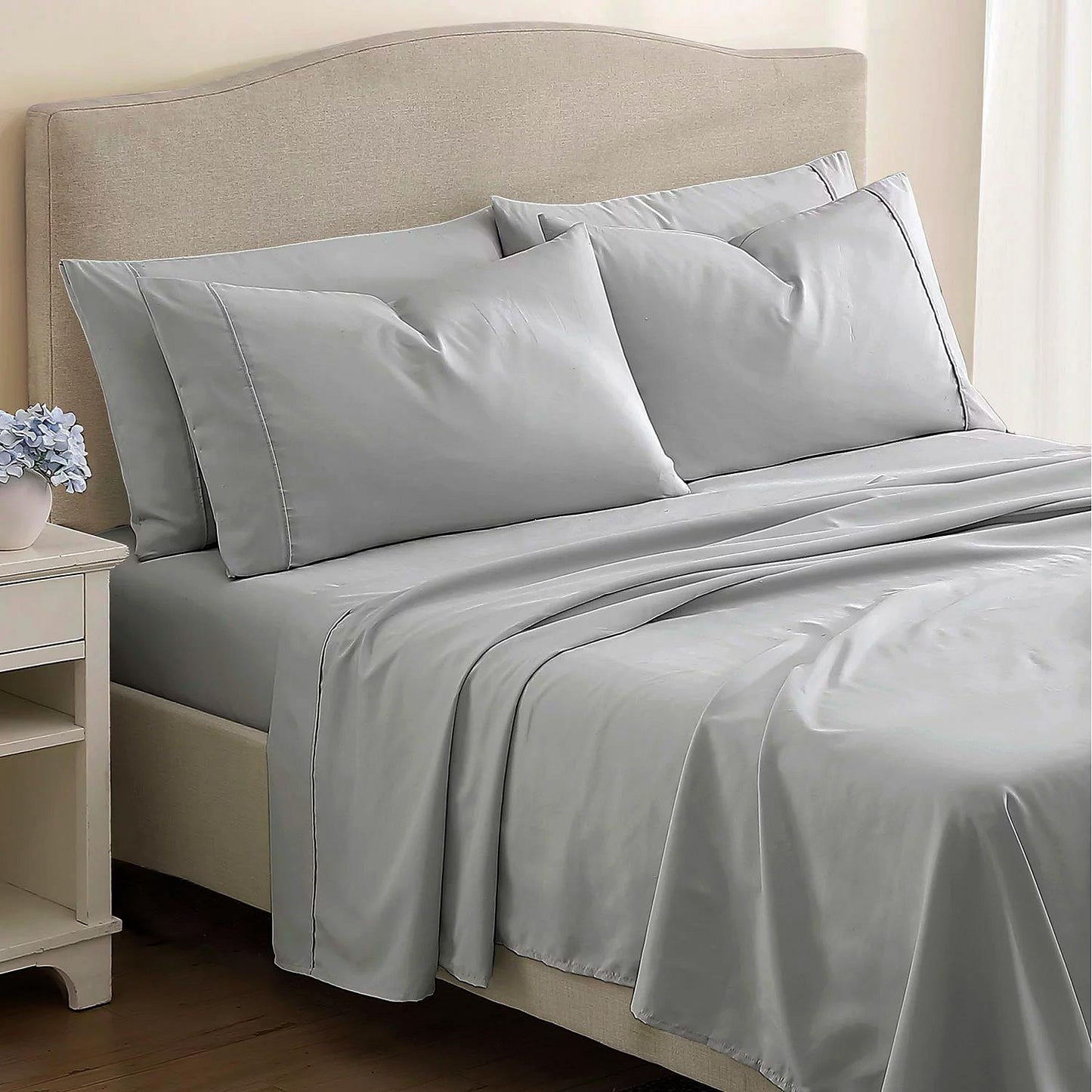 Martha Stewart Microfiber 6 Piece Sheet Set Choose Color Size