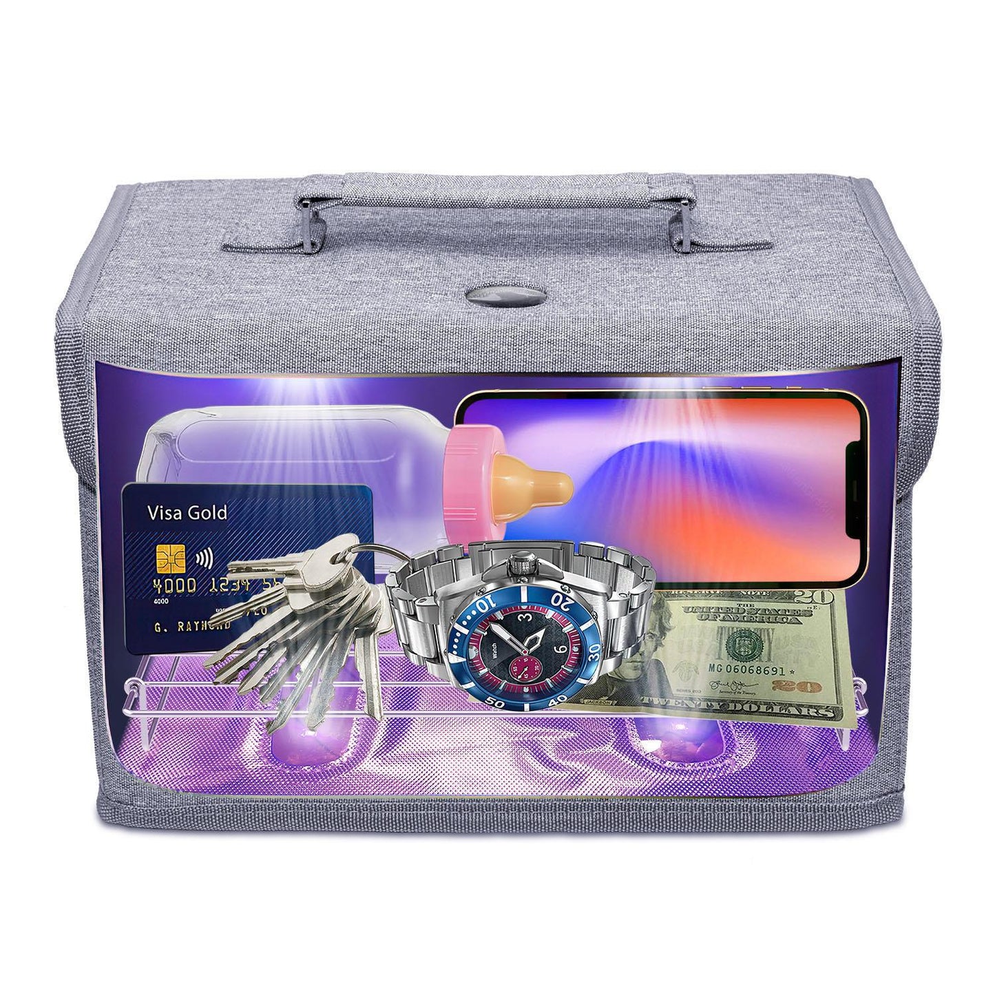MiLife Health, Home/Office Folding UV-C/A Light Sanitizer Tote