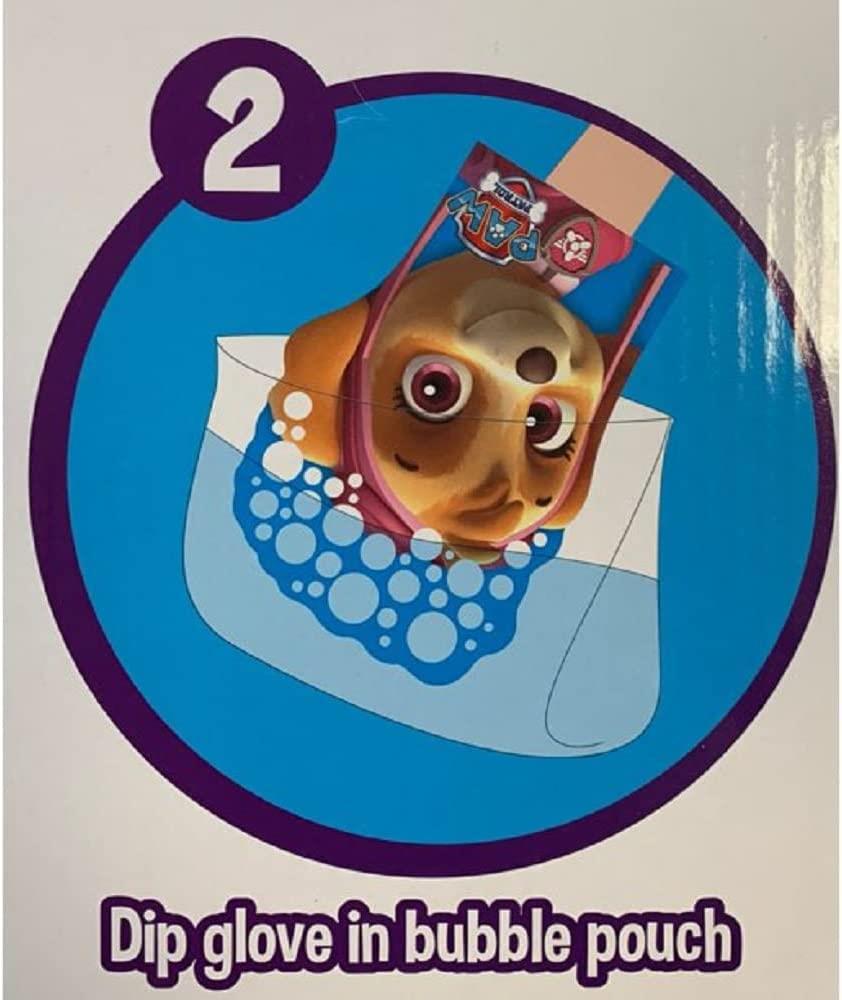 ZURU Bubble Wow Paw Patrol Wow Glove-A-Bubbles Wave & Play- 8 Bubble Gloves