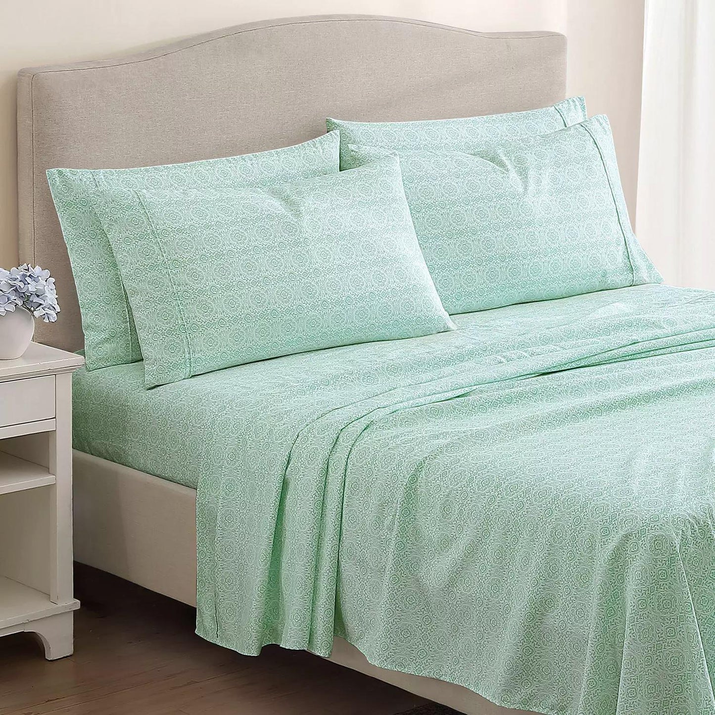 Martha Stewart Microfiber 6 Piece Sheet Set Choose Color Size