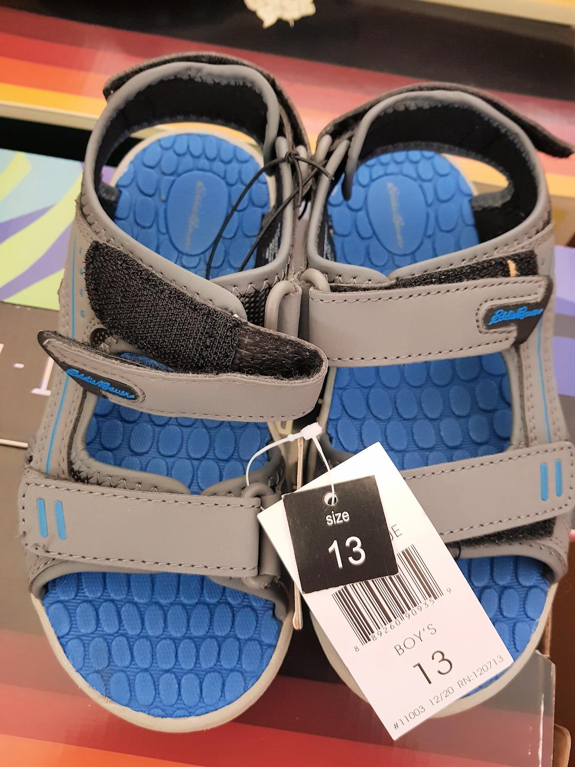 Eddie Bauer Rocky Blue Gray River Sandals Size 12 or 13