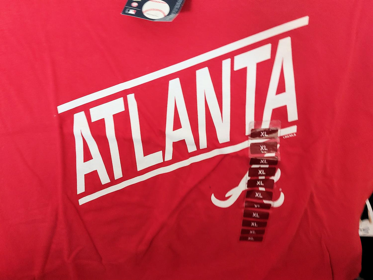 Genuine Merchandise Atlanta Braves Men's Lightweight Graphic Tee Shirt