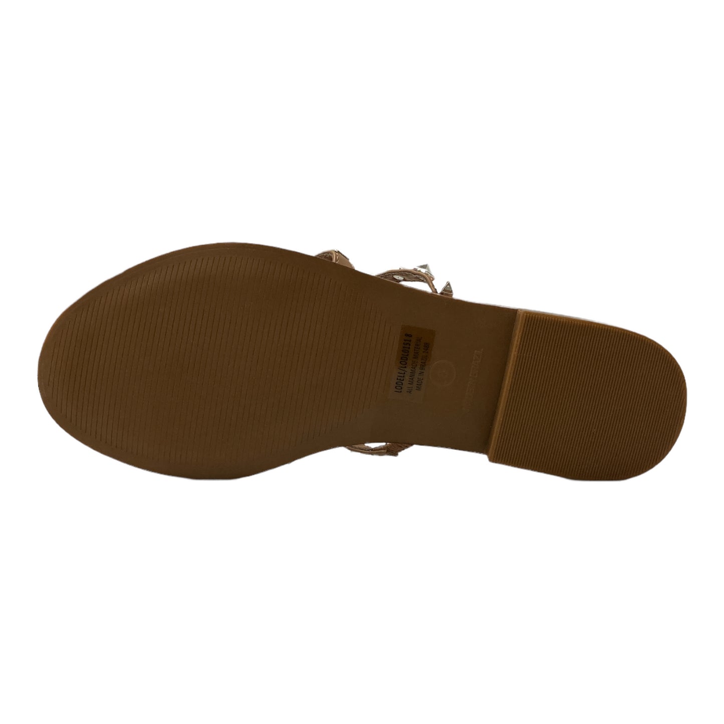 Steve Madden Slip-On Three Band Studded Comfort Fashion Sandals