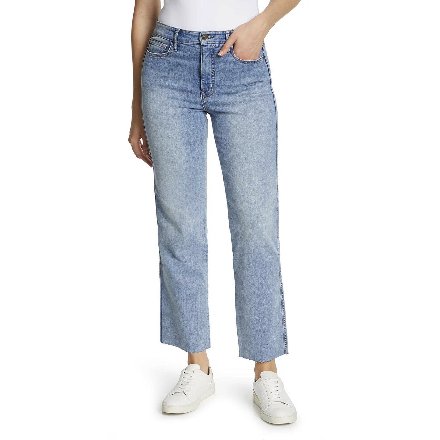 Social Standard By Sanctuary 5 Pocket High Rise Crop Straight Jeans