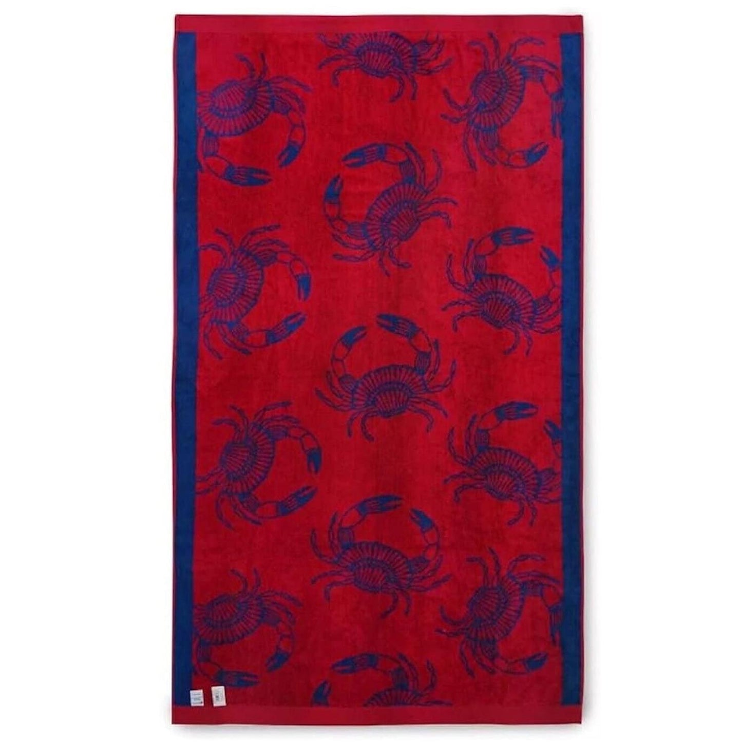 Member's Mark 100% Cotton Oversized Adult Beach Towel 40" x 72" Crustacean