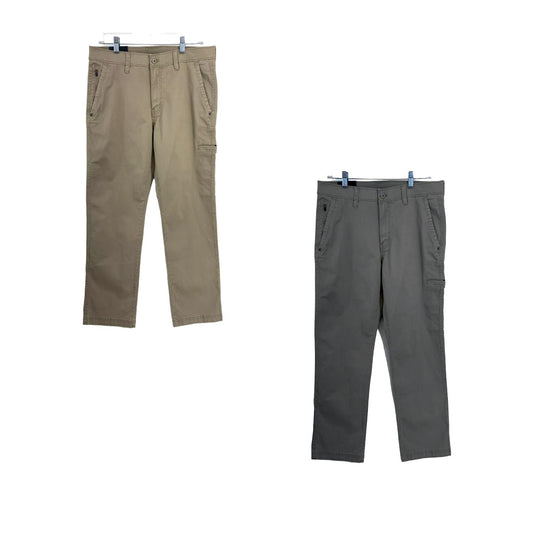 Weatherproof Men's Flex Waist Stretch 6-Pocket Utility Pants