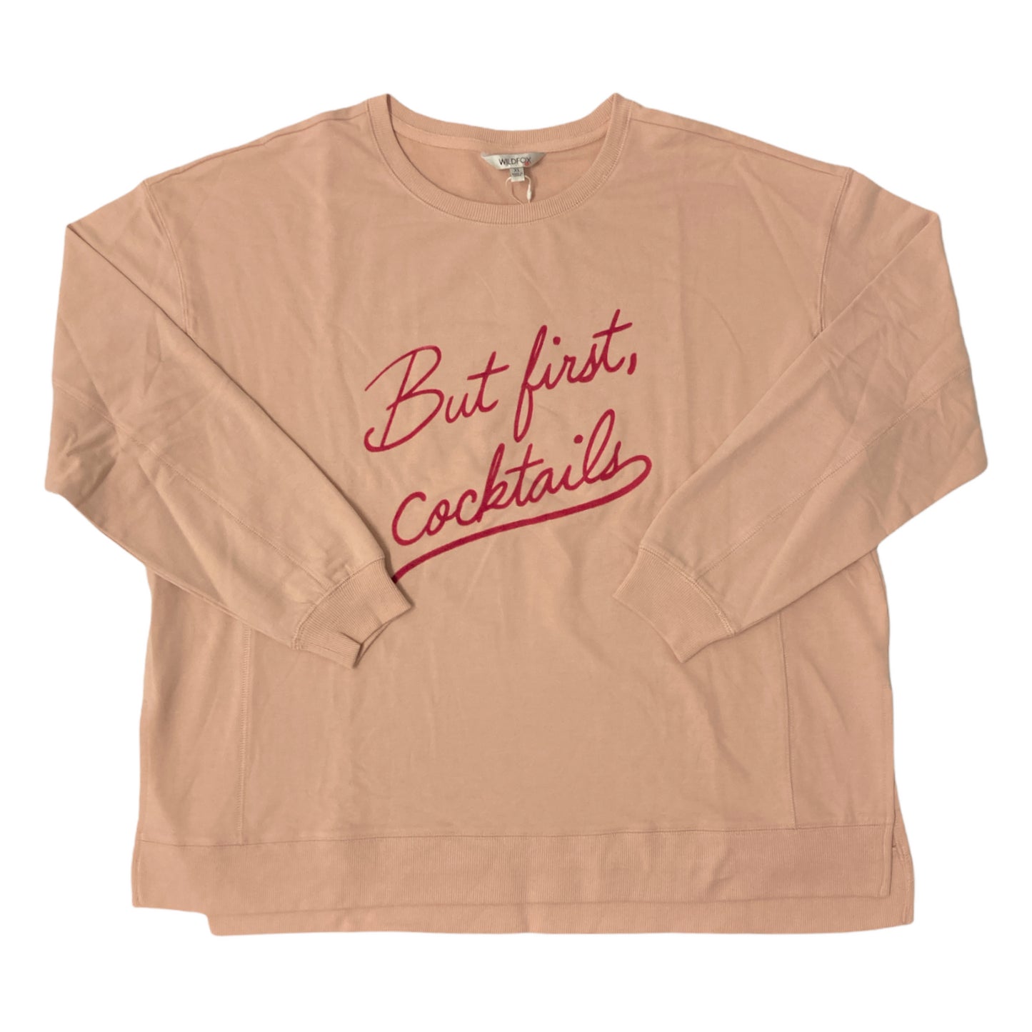 Wildfox Women's Crew Neck Lightweight Comfy Statement Sweatshirt