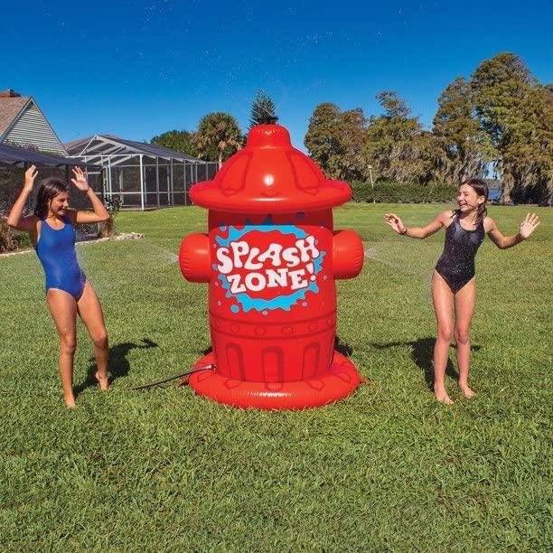 Big Hydrant Sprinkler Over 6ft Tall, Red