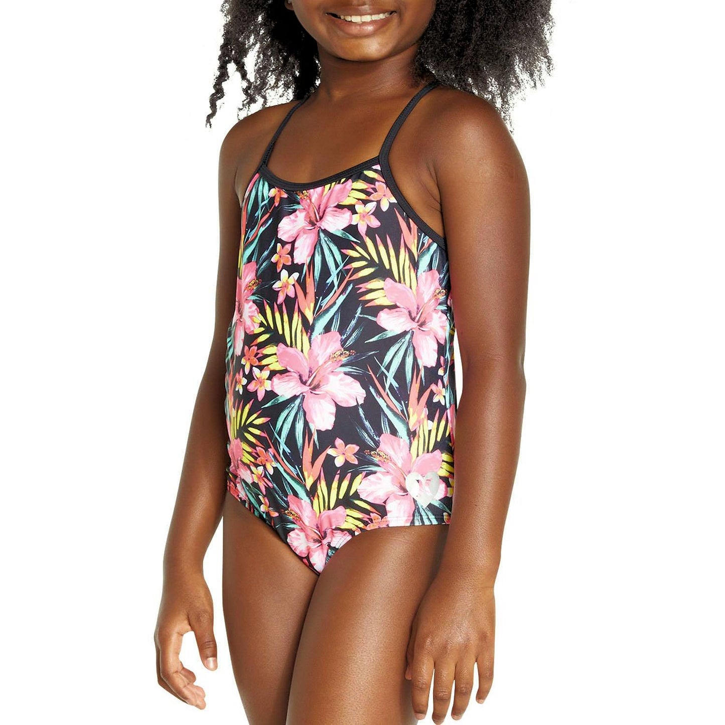 Hurley Girl's UPF 50+ One-Piece Quick Dry Swimsuit