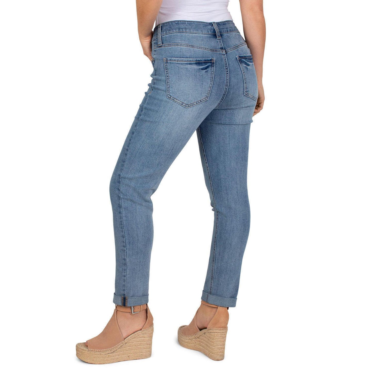 Seven7 Ladies Weekend Slim Fit Straight Leg Jeans