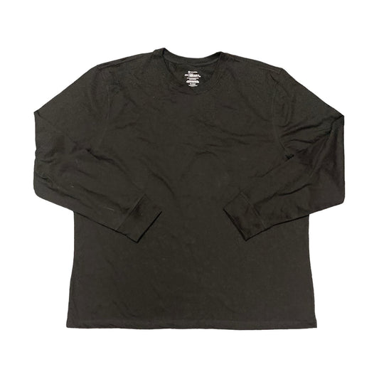 Member's Mark Men's Essential Long Sleeve Premium Soft Crewneck Tee Black XL