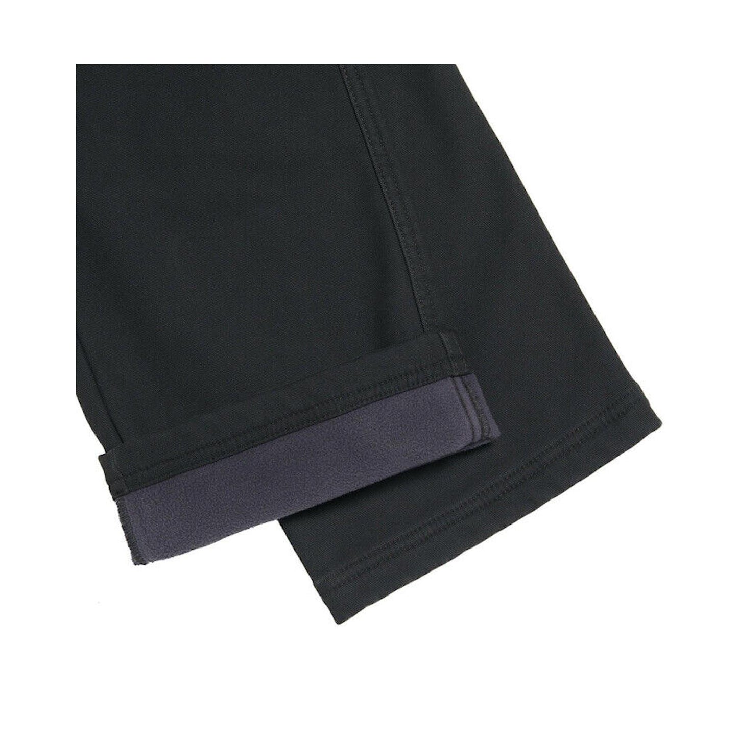 Coleman Men's Bonded Fleece Lined Tear Resistant Canvas Utility Pant Black 36x32