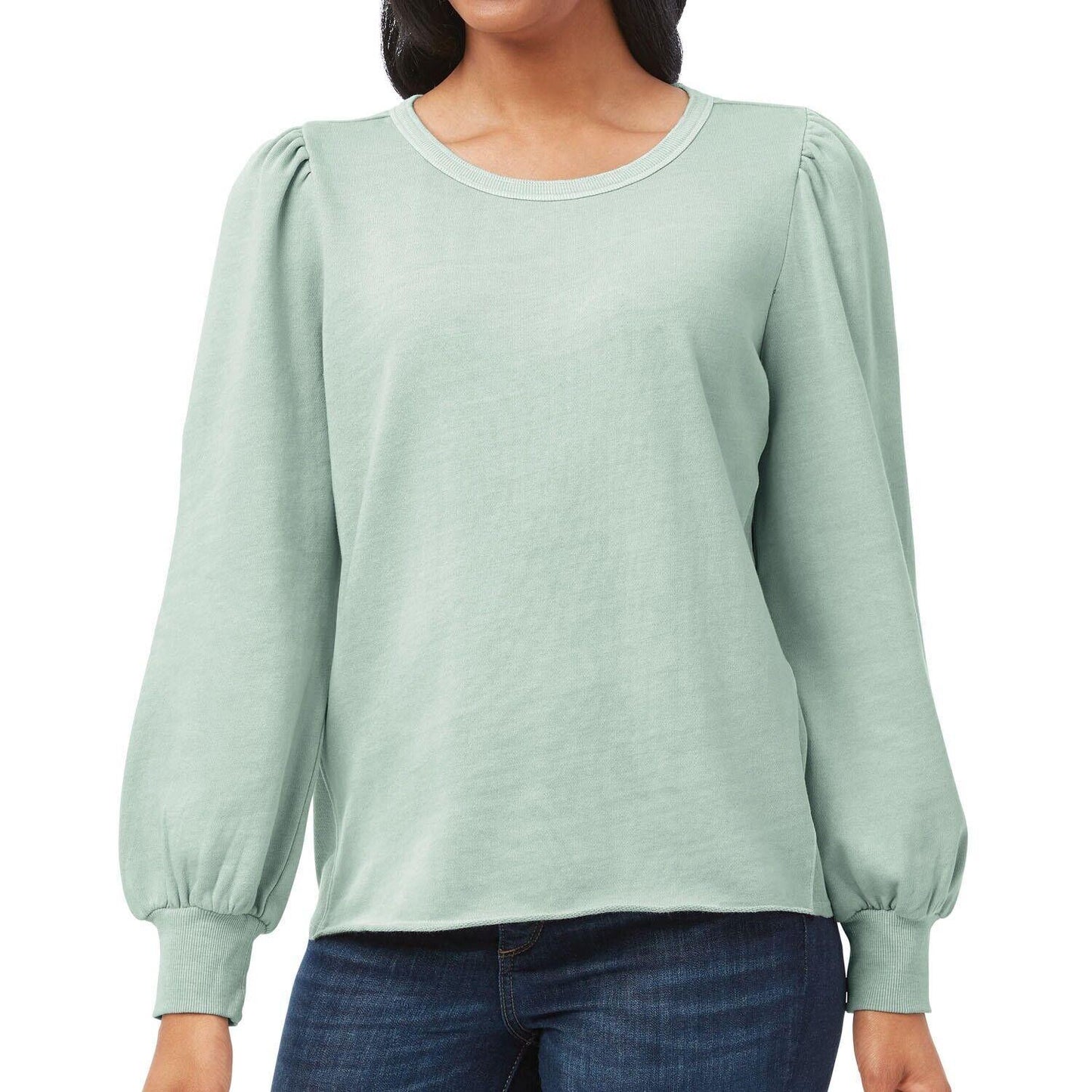 Member's Mark Women's French Terry Puff Sleeve Sweatshirt