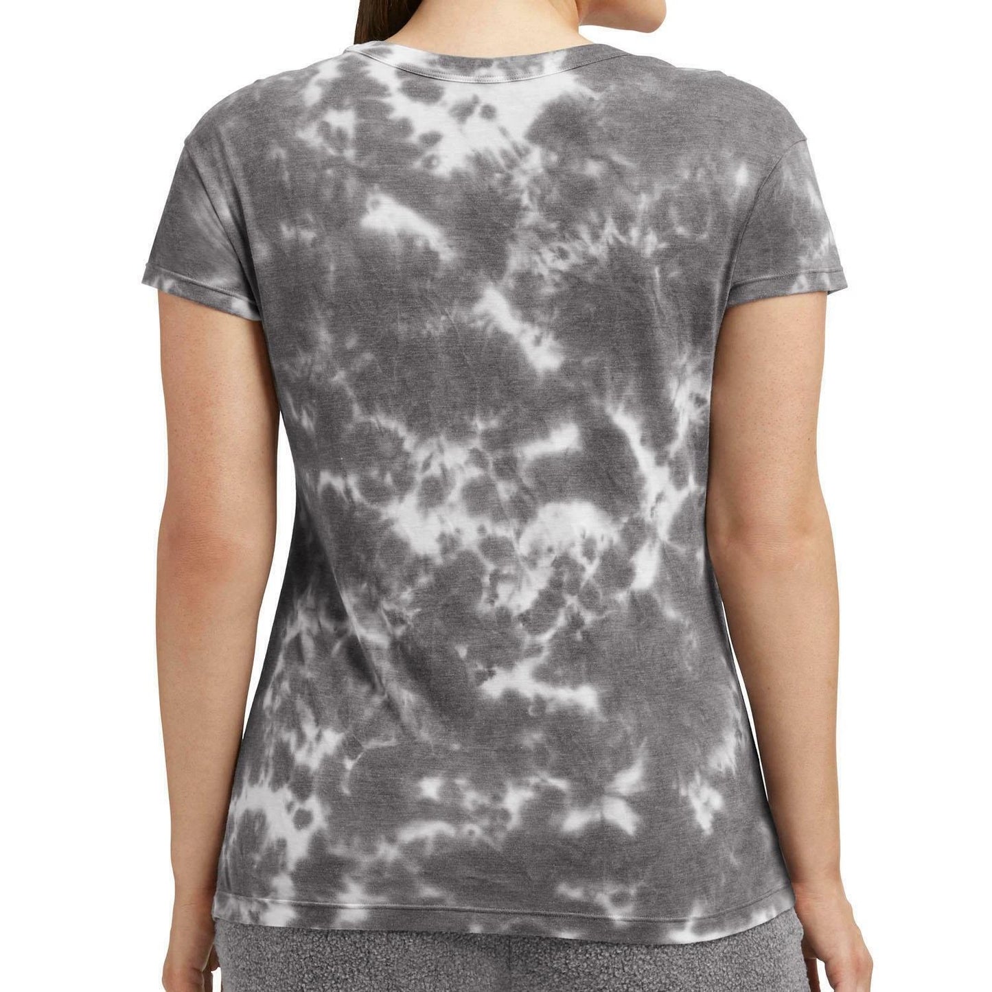 Member's Mark Women's Relaxed Fit Short Sleeve Luxe Tie Dye Tee T-Shirt