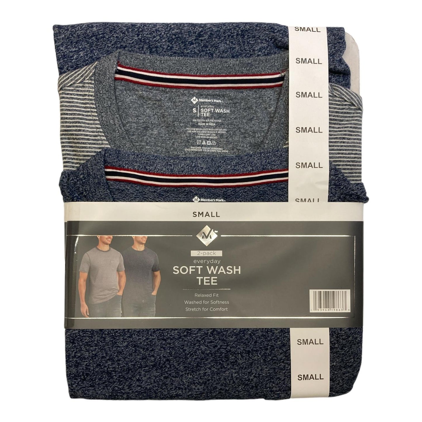 Member's Mark Men's 2-Pack Everyday Soft Wash Tees T-Shirt