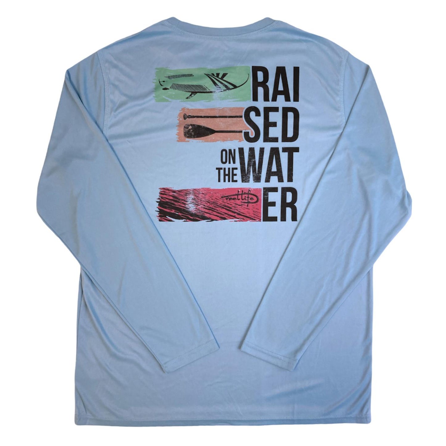 Reel Life Men's Sun Defender Lightweight Long Sleeve UV T-Shirt