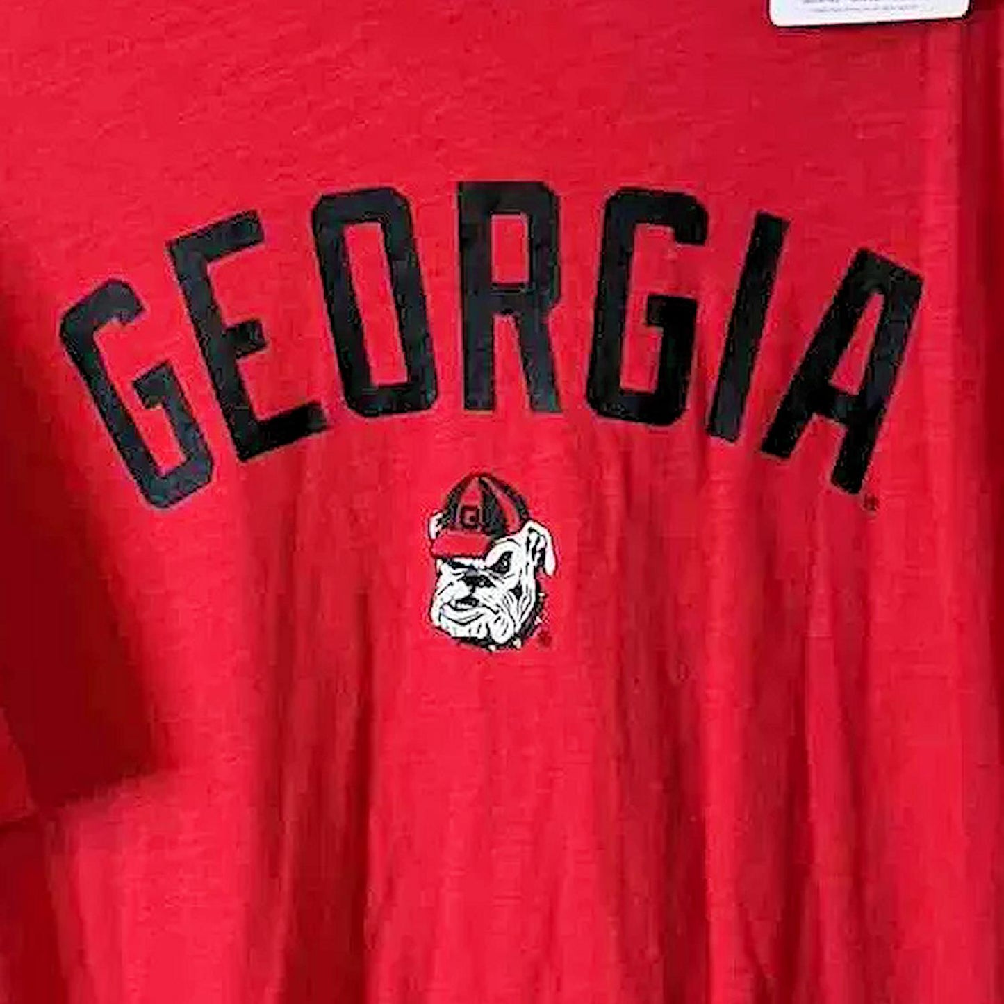 Men's Champion Official Georgia Bulldogs Logo T-Shirt Red M