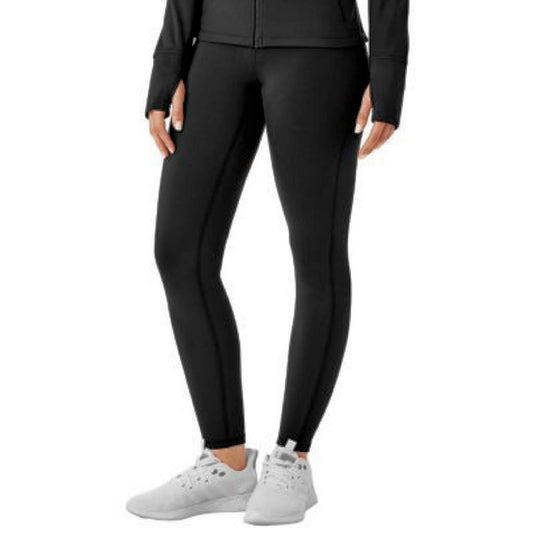 Member's Mark Women's Everyday Extra Warm High Rise Leggings Black Side Pockets M