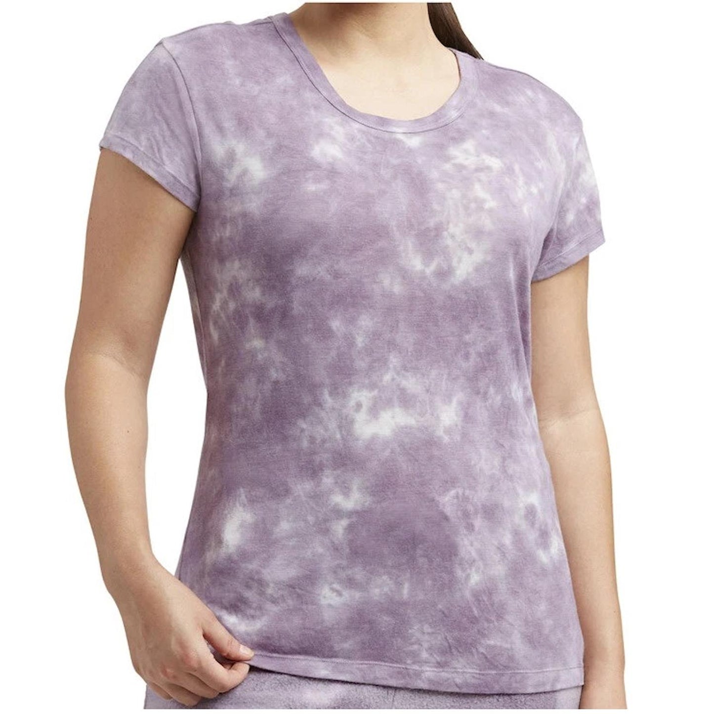 Member's Mark Women's Relaxed Fit Short Sleeve Luxe Tie Dye Tee T-Shirt
